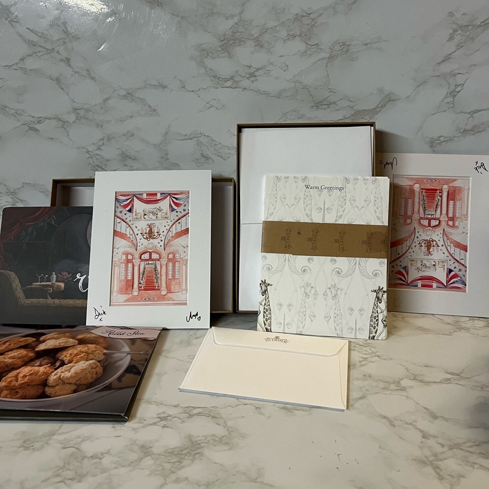 The Chateau,  24 Stationary, 4 signed Prints, 2 cards, 2 notepads, 2 Recipe card